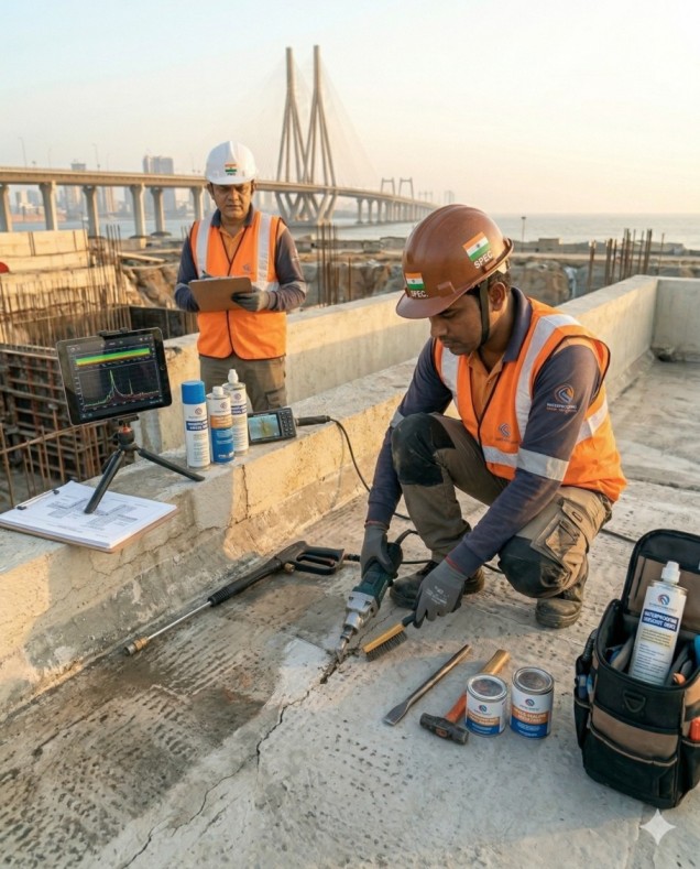 Terrace Waterproofing Services by Sai Sravanthi Enterprises