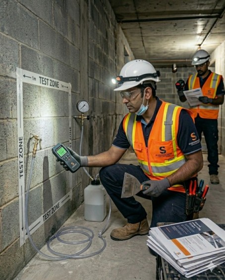 Basement Waterproofing Services in Hyderabad by sai sravanthi enterprises