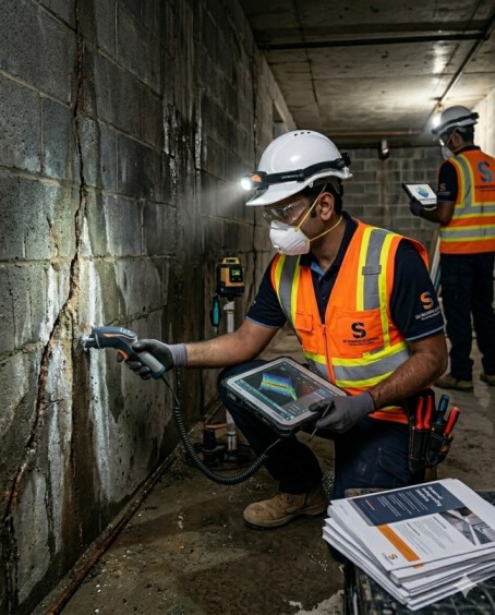 Basement Waterproofing Services in Hyderabad by Sai Sravanthi Enterprises