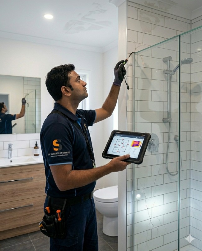 Bathroom Leakage Repair in Hyderabad by Sai Sravanthi Enterprises