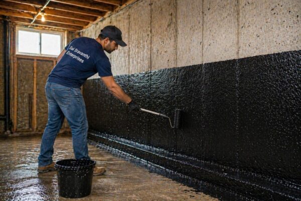 Basement Waterproofing Services in Hyderabad by Sai Sravanthi Enterprises