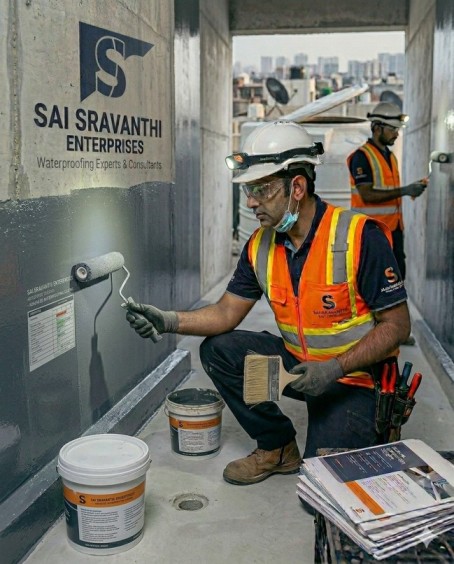 Water Tanks Waterproofing Services in Hyderabad by Sai Sravanthi Enterprises