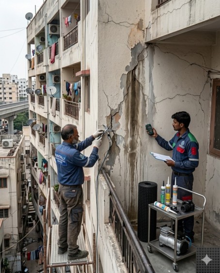 Waterproofing Services in Miyaour by sai Sravanthi Enterprises