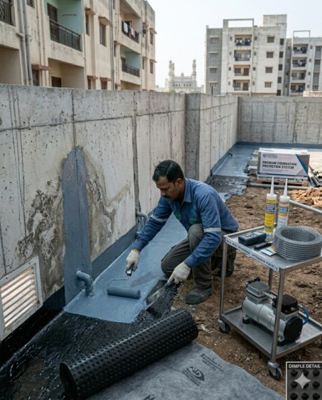 Waterproofing Services in secunderabad by Sai Sravanthi Enterprises