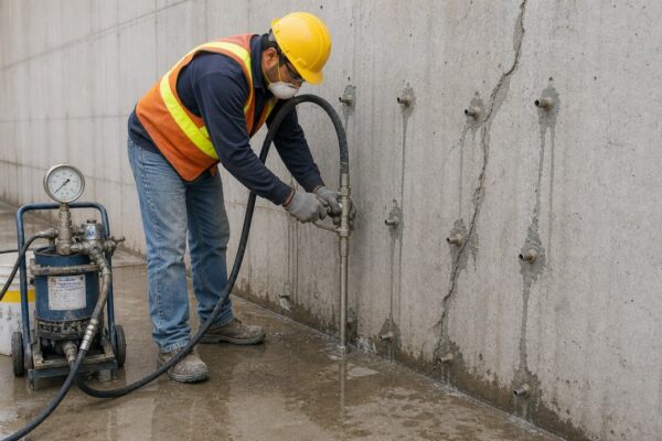 Injection Grouting Services in Hyderabad by Sai Sravanthi Enterprises