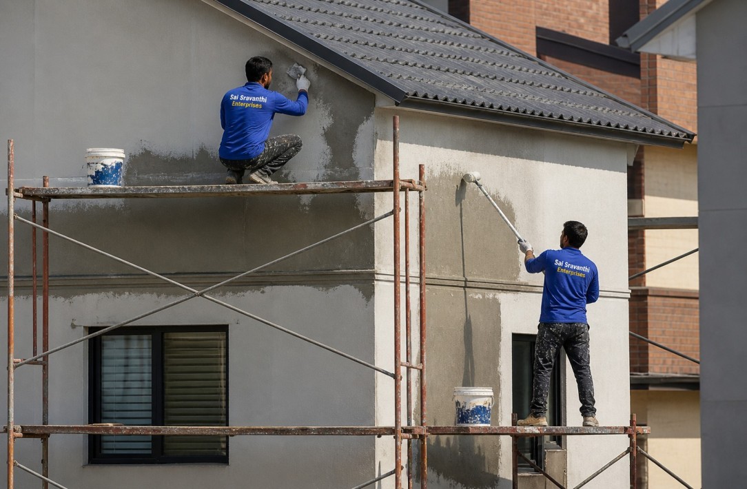 Wall Seepage Treatment in Hyderabad by Sai Sravanthi Enterprises