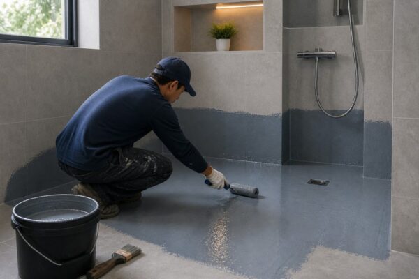 Bathroom Waterproofing Services in Hyderabad by Sai Sravanthi Enterprises
