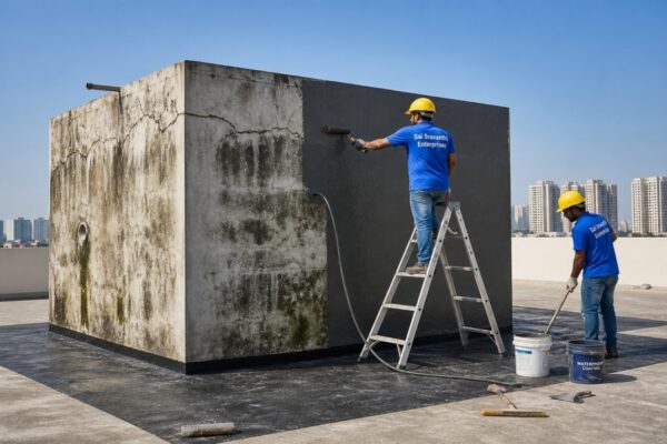 Waterproofing Services in Hyderabad by Sai Sravanthi Enterprises
